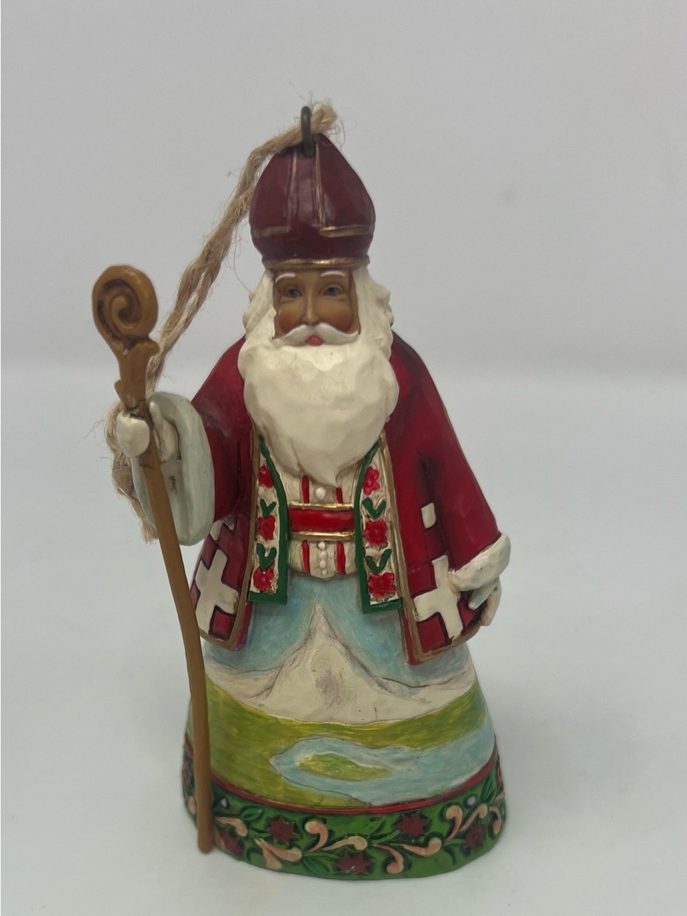Jim Shore Heartwood Creek Swiss Santa Christmas Ornament 4053838 Holiday 2016